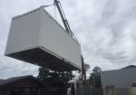 Livraison Container de chantier Annecy - Livraison avec camion grue d'un container de chantier à Annecy